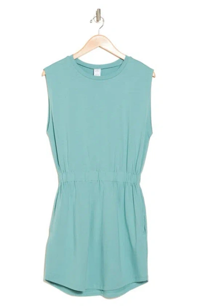 Shop Melrose And Market Cotton T-shirt Dress In Green Seaglass