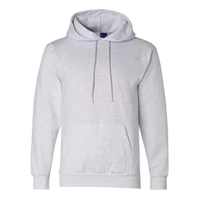 Shop Champion Powerblend Hooded Sweatshirt In White