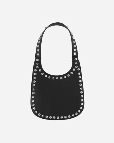 Shop Panconesi Diamanti Saddle Bag M Onyx In Black