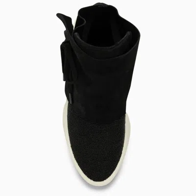 Shop Fear Of God Moc Hi Sneaker In Black