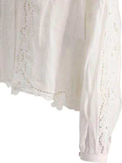 Shop Isabel Marant "kubra" Blouse In White