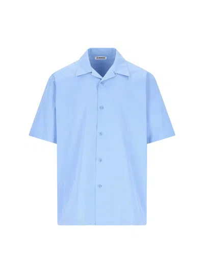 Shop Jil Sander Shirts In Blue