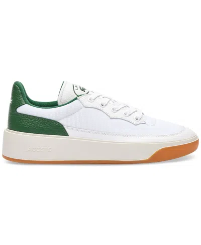 Shop Lacoste Men's G80 Club Lace-up Court Sneakers In White,green