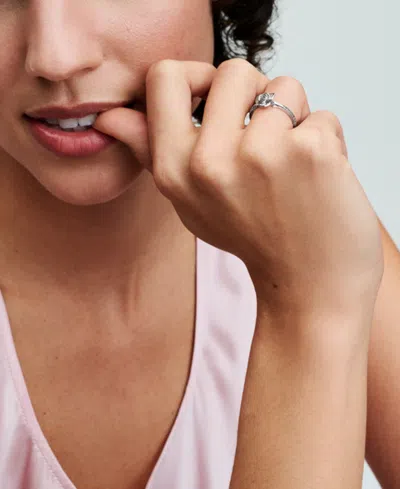 Pandora Rose Bloom Ring In Sterling Silver In Silver