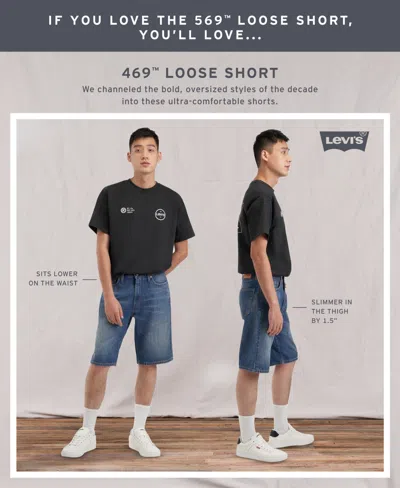 Shop Levi's Men's 469 Loose 12" Jean Shorts In Springstei