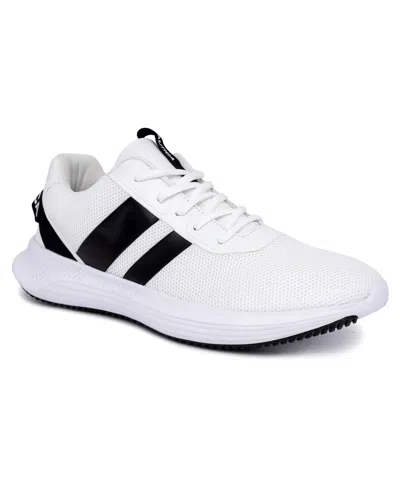 Shop Nautica Men's Manalapin Athletic Sneakers In White