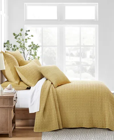 Levtex Mills Waffle Classic 3-pc. Bedspread Set, Queen In Green