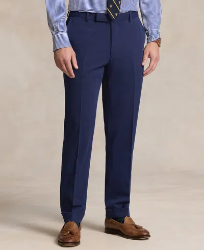 Shop Polo Ralph Lauren Men's Twill Trousers In Bright Navy