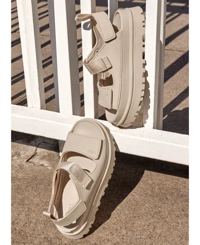 Ugg 20mm Golden Glow Tpu Sandals In Sea Salt