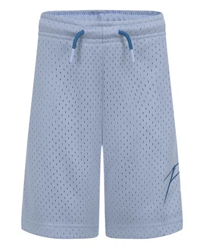 Shop Jordan Toddler Boys Off Court Flight Mesh Shorts In Blue Gray