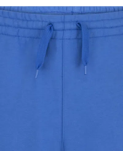 Shop Converse Big Boys Core French Terry Shorts In Blue Slushy