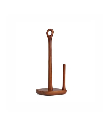Shop Nambe Portables Paper Towel Holder In Brown