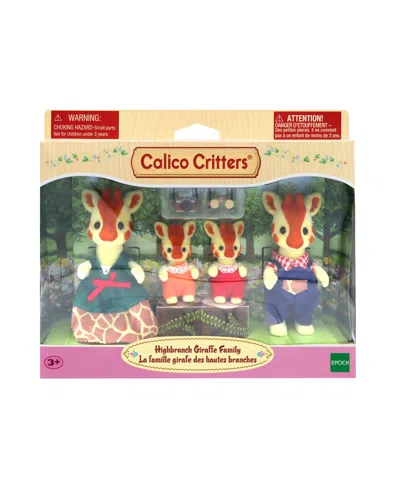 Shop Calico Critters Highbranch Giraffe Family, Set Of 4 Collectable Doll Figures In Assorted