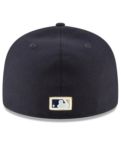 New Era Men's  Navy Houston Astros Cooperstown Collection Wool 59fifty Fitted Hat In Navy