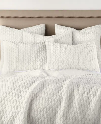 Levtex Homthreads Rowan Enzyme Wash 2-pc. Quilt Set, Twin/twin Xl In Cream