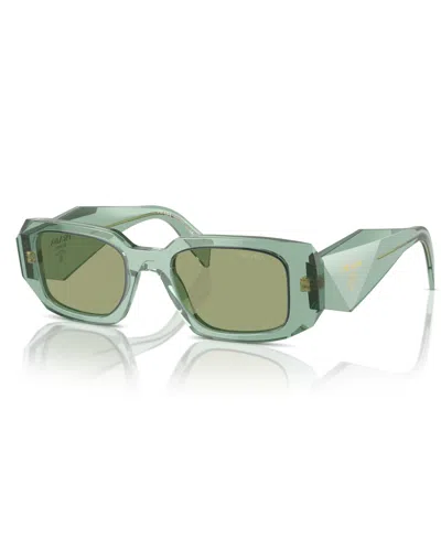Shop Prada Women's Sunglasses, Pr 17ws In Transparent Sage