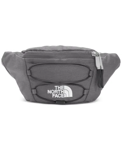 Shop The North Face Jester Lumbar Bag In Mid Grey Dark Heather,tnf Black