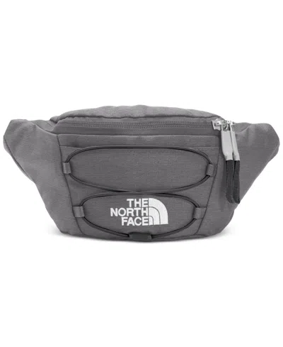 The North Face Jester Lumbar Bum Bag In Gray In Mid Grey Dark Heather,tnf Black
