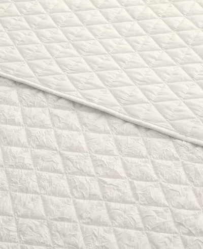 Levtex Homthreads Rowan Reversible Quilted Throw, 50" X 60" In Cream