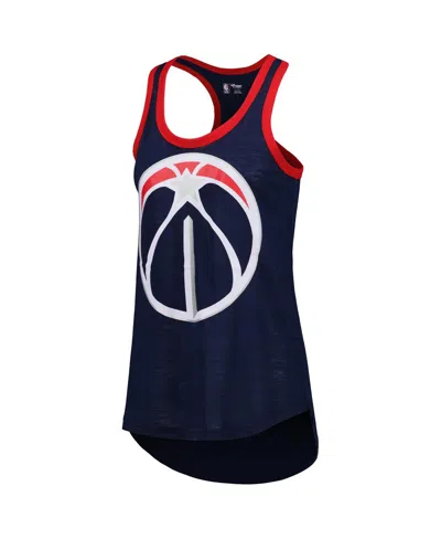 G-iii 4her By Carl Banks Women's  Navy Washington Wizards Showdown Scoop-neck Racerback Tank Top In Navy