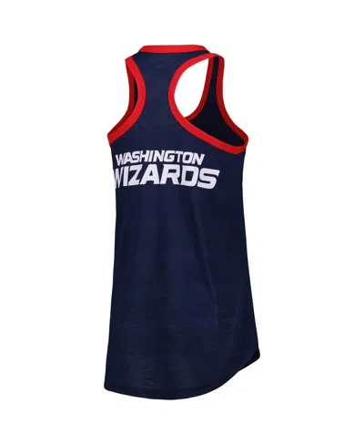 G-iii 4her By Carl Banks Women's  Navy Washington Wizards Showdown Scoop-neck Racerback Tank Top In Navy