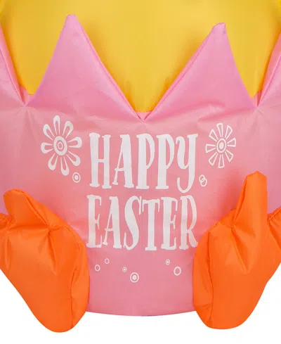 National Tree Company 16" Inflatable Happy Easter Chick In Yellow