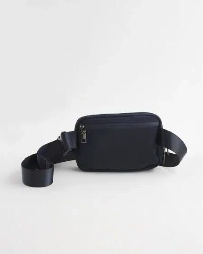 Shop Chico's Ruffle Belt Bag In Navy Blue |