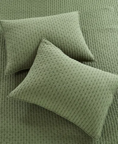 Levtex Cross Stitch Stitching 3-pc. Quilt Set, Full/queen In Ochre