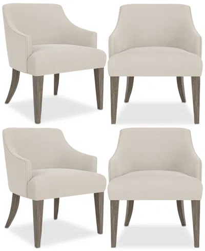 Shop Macy's Frandlyn 4pc Host Chair Set In No Color