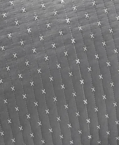 Shop Levtex Cross Stitch Stitching 3-pc. Bedspread Set, Queen In Grey