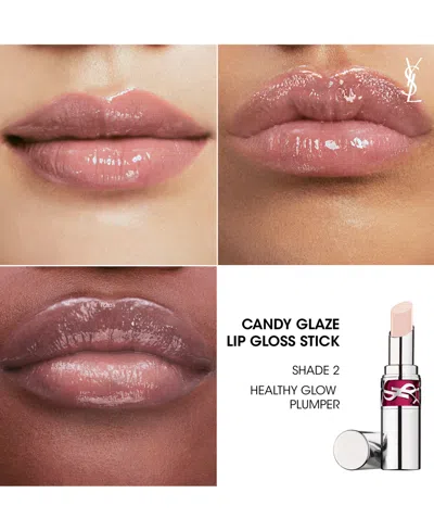 Shop Saint Laurent 2-pc. Candy Glaze Lip Gloss Stick Gift Set In No Color