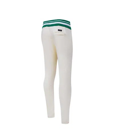Shop Pro Standard Men's  Cream Boston Celtics Retro Classic Fleece Sweatpants
