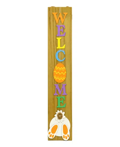 Shop National Tree Company 43" Easter Welcome Porch Decor In Brown