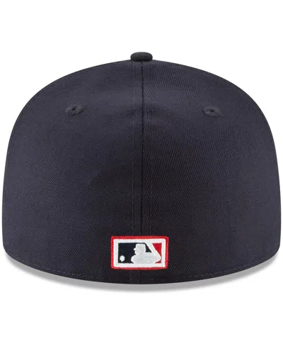 New Era Navy Boston Red Sox Cooperstown Collection Wool 59fifty Fitted Hat In Navy