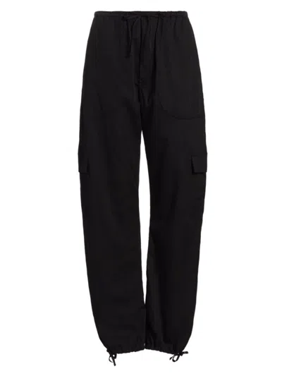 Shop Leset Women's Yoko Cargo Pants In Black