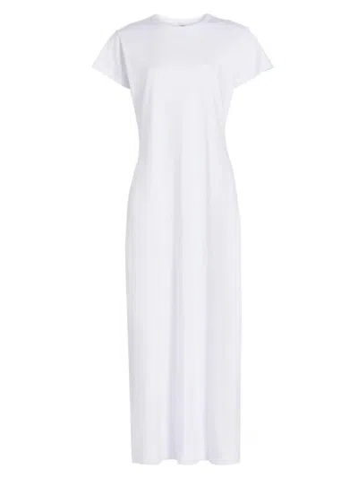 Shop Leset Women's Margo Maxi T-shirt Dress In White