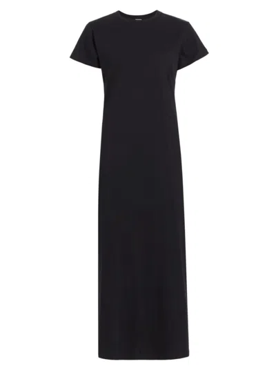 Shop Leset Women's Margo Maxi T-shirt Dress In Black