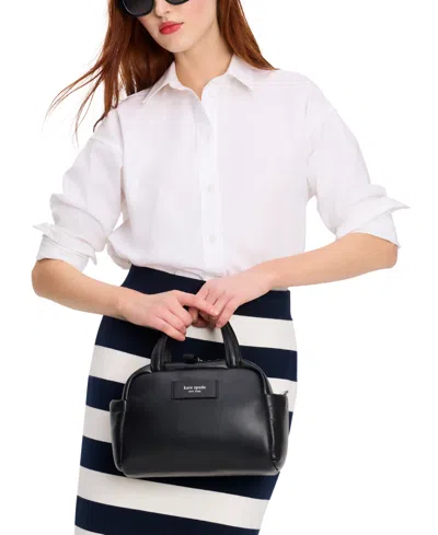 Kate Spade New York Puffed Smooth Leather Satchel In Vivid Snap