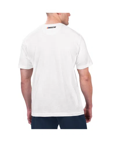 Starter White Kyle Larson Extreme Lineman Graphic T-shirt In White