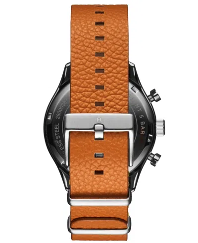 Shop Mvmt Men's Airhawk Multifunction Tan Leather Watch 42mm