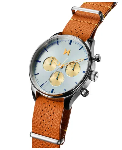 Shop Mvmt Men's Airhawk Multifunction Tan Leather Watch 42mm