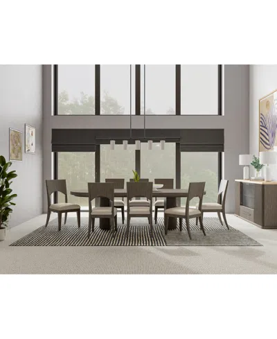 Shop Macy's Frandlyn 9pc Dining Set (table + 8 Side Chairs) In No Color