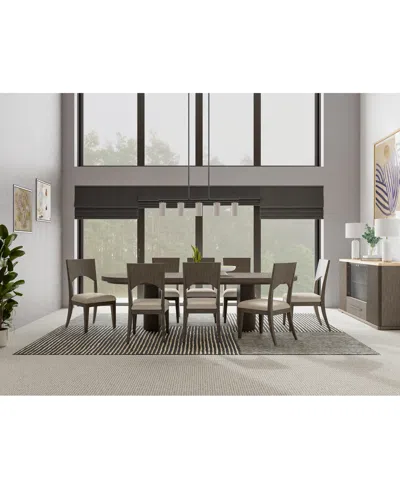 Macy's Frandlyn 9pc Dining Set (table + 8 Side Chairs) In No Color