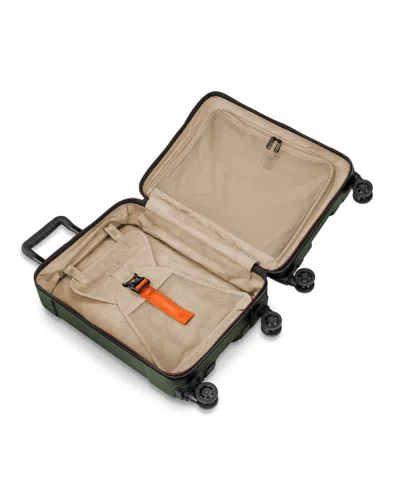 Shop Briggs & Riley Torq Domestic Carry-on Spinner In Green