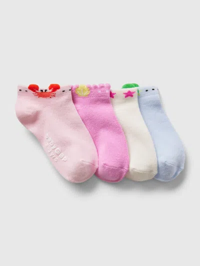 Shop Gap Toddler Crew Socks (4-pack) In Multi