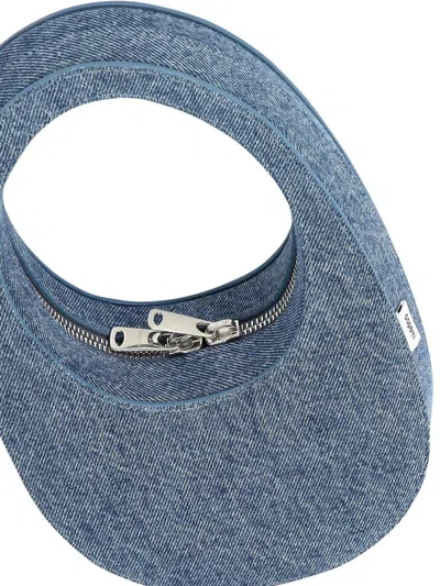 Shop Coperni "mini Swipe" Handbag In Blue