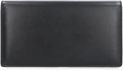 Shop Dolce & Gabbana Leather Phone Holder In Black