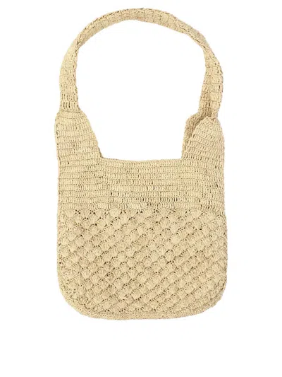 Shop Isabel Marant "praia Small" Shoulder Bag In Beige