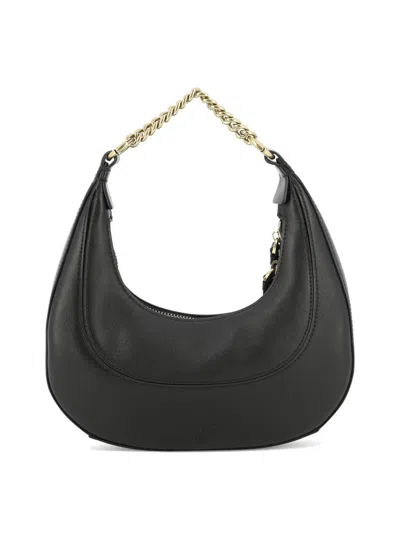 Shop Pinko "brioche Hobo Mini" Shoulder Bag In Black