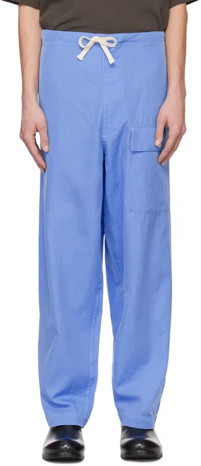 Shop Kaptain Sunshine Blue Walk Easy Trousers
